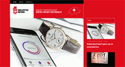 Desktop Screenshot of helveticnews.com