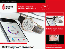 Tablet Screenshot of helveticnews.com